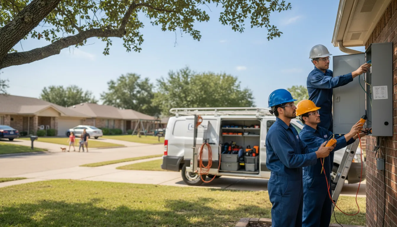 Certified electrician providing emergency electrical services in Gray, PA